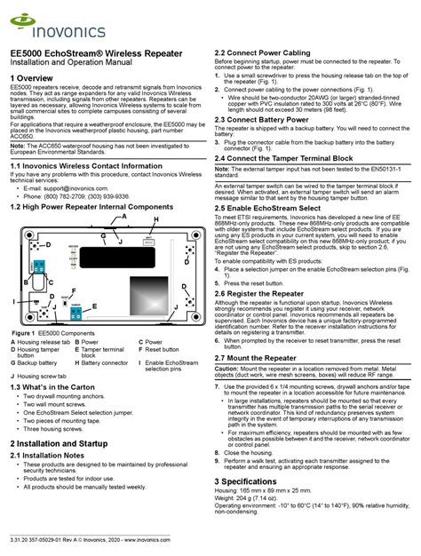 inovonics wireless pdf manual